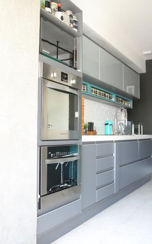 Studio à venda com 37m², 1 quarto e 1 vagaCozinha Studio