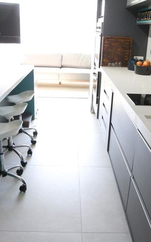 Studio à venda com 37m², 1 quarto e 1 vagaCozinha Studio