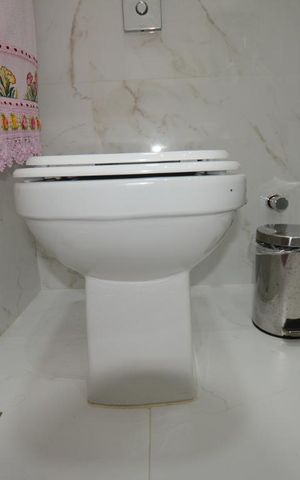 Apartamento à venda com 80m², 3 quartos e sem vagaBanheiro da suite- vaso