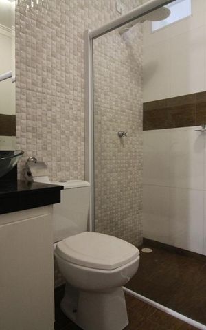 Casa à venda com 150m², 2 quartos e 1 vagaBanheiro da Suíte 1
