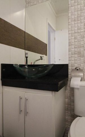 Casa à venda com 150m², 2 quartos e 1 vagaBanheiro da Suíte 1