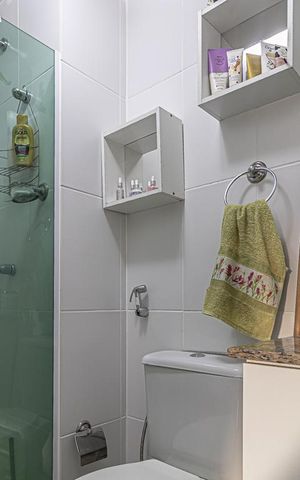 Apartamento à venda com 120m², 4 quartos e 1 vaga Apartamento à venda com 120m², 4 quartos e 1 vagaBanheiro da Suíte 1