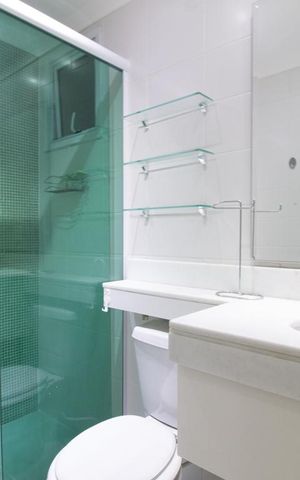 Apartamento à venda com 55m², 2 quartos e 1 vaga Apartamento à venda com 55m², 2 quartos e 1 vagaBanheiro
