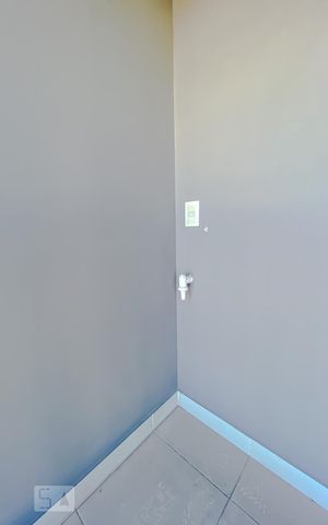 Studio para alugar com 35m², 1 quarto e sem vagaDetalhe Varanda e Lavanderia