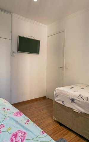Apartamento à venda com 65m², 2 quartos e 1 vagaQuarto 2