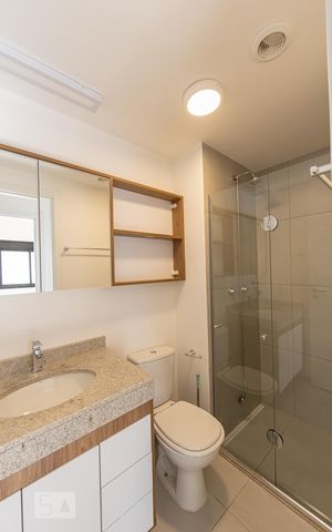 Apartamento para alugar com 50m², 2 quartos e sem vaga Apartamento para alugar com 50m², 2 quartos e sem vagaBanheiro Social