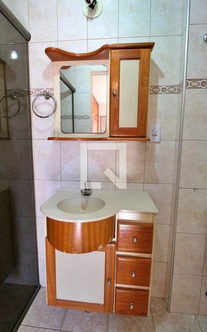 Apartamento à venda com 78m², 3 quartos e 1 vagaBanheiro do Quarto 3 (Suíte) - Armários/ Pia/ Espelho