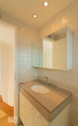 Apartamento para alugar com 44m², 1 quarto e 1 vaga Apartamento para alugar com 44m², 1 quarto e 1 vagaBanheiro