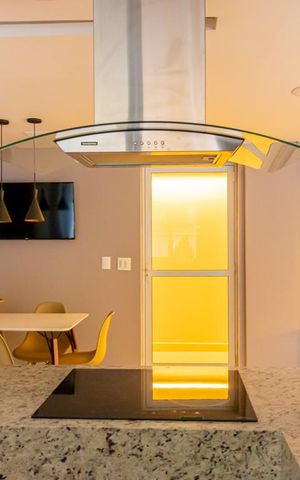 Studio à venda com 77m², 1 quarto e 2 vagas Studio à venda com 77m², 1 quarto e 2 vagasÁrea comum - Área Gourmet