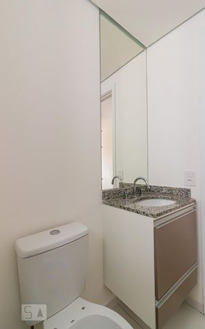 Studio à venda com 77m², 1 quarto e 2 vagas Studio à venda com 77m², 1 quarto e 2 vagasBanheiro