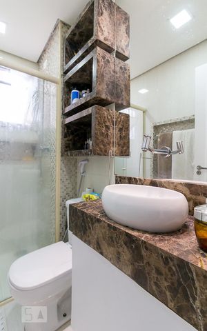 Apartamento à venda com 72m², 3 quartos e 1 vagaBanheiro quarto 3 suíte