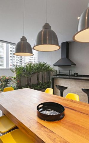 Studio à venda com 49m², 1 quarto e 1 vagaÁrea comum - Churrasqueira