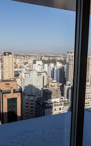 Apartamento à venda com 27m², 1 quarto e 1 vaga Apartamento à venda com 27m², 1 quarto e 1 vagaVista da Sala