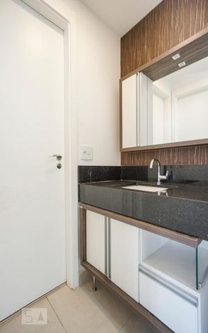 Apartamento para alugar com 40m², 1 quarto e 1 vaga Apartamento para alugar com 40m², 1 quarto e 1 vagaBanheiro