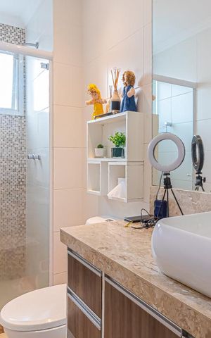 Apartamento à venda com 179m², 4 quartos e 1 vaga Apartamento à venda com 179m², 4 quartos e 1 vagaBanheiro Social 1
