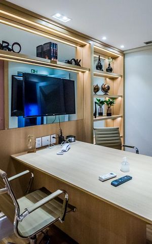 Apartamento à venda com 46m², 1 quarto e 1 vagaEscritório