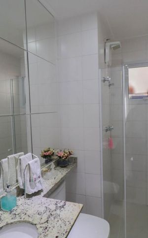 Apartamento à venda com 81m², 3 quartos e 2 vagas Apartamento à venda com 81m², 3 quartos e 2 vagasBanheiro