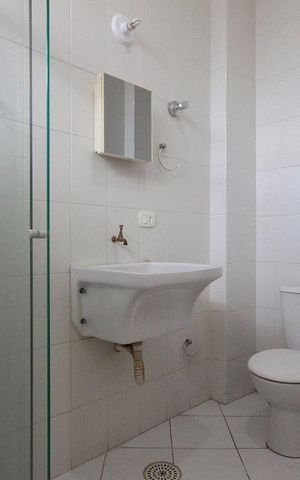 Studio à venda com 26m², 1 quarto e sem vagaBanheiro