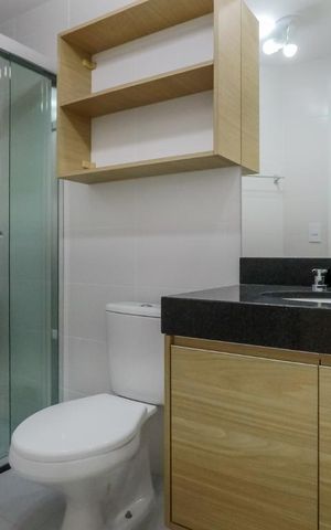 Studio para alugar com 25m², 1 quarto e sem vagaBanheiro