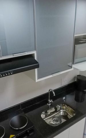 Studio para alugar com 25m², 1 quarto e sem vagaCozinha