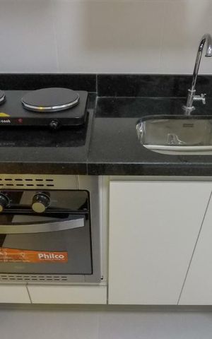 Studio para alugar com 25m², 1 quarto e sem vagaCozinha