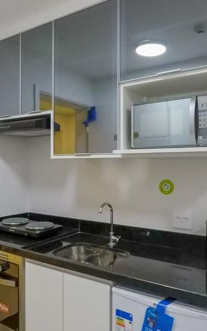 Studio para alugar com 25m², 1 quarto e sem vagaCozinha