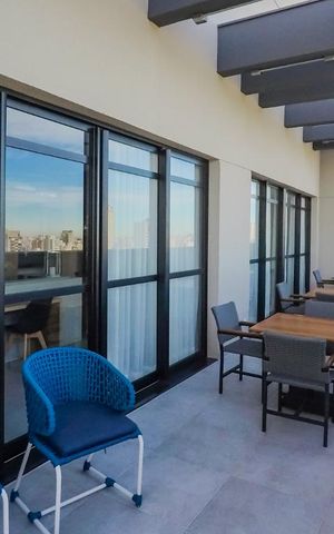 Studio para alugar com 25m², 1 quarto e sem vagaTerraço