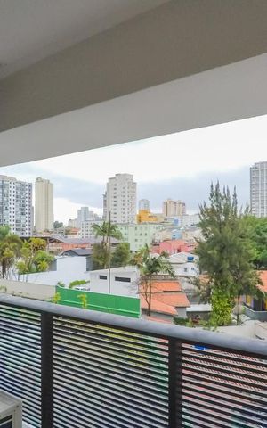 Studio para alugar com 25m², 1 quarto e sem vagaSacada