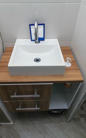 Apartamento à venda com 40m², 1 quarto e sem vaga Apartamento à venda com 40m², 1 quarto e sem vagaBanheiro da Suíte