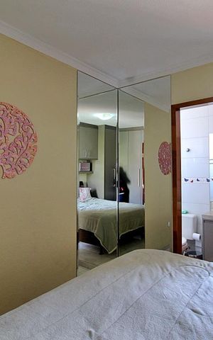 Apartamento para alugar com 48m², 2 quartos e 1 vagaQuarto Suíte