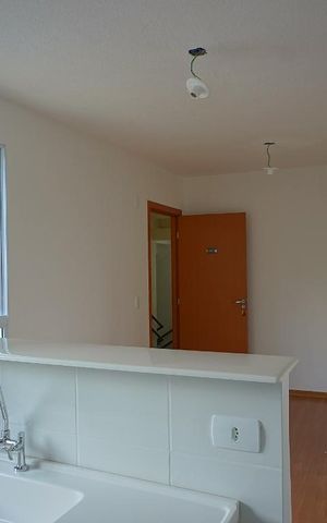 Apartamento à venda com 48m², 2 quartos e 1 vagaCozinha - vista sala