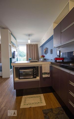 Studio à venda com 41m², 1 quarto e 1 vagaCozinha - Armários