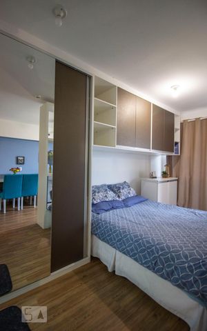 Studio à venda com 41m², 1 quarto e 1 vagaQuarto - Armários