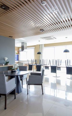 Studio à venda com 41m², 1 quarto e 1 vagaÁrea comum - Salão de festas