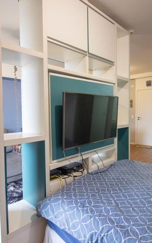 Studio à venda com 41m², 1 quarto e 1 vagaQuarto