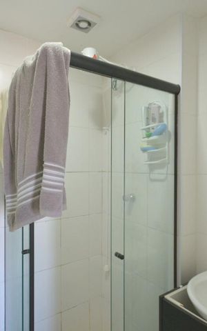 Apartamento para alugar com 57m², 2 quartos e 1 vaga Apartamento para alugar com 57m², 2 quartos e 1 vagaBanheiro Social