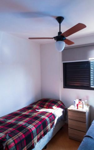 Apartamento para alugar com 45m², 1 quarto e 1 vagaQuarto