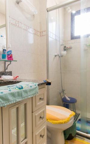 Apartamento à venda com 125m², 4 quartos e 3 vagasBanheiro da Suíte 2