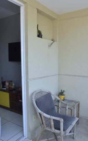 Apartamento à venda com 60m², 2 quartos e 1 vagaVaranda
