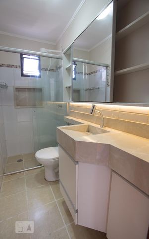Apartamento para alugar com 57m², 1 quarto e 1 vagaBanheiro da suíte