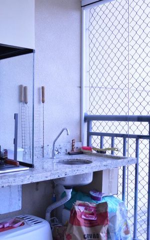 Apartamento para alugar com 64m², 1 quarto e 1 vagaVaranda