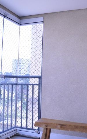 Apartamento para alugar com 64m², 1 quarto e 1 vagaVaranda