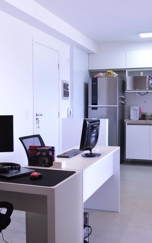 Apartamento para alugar com 64m², 1 quarto e 1 vagaEscritório