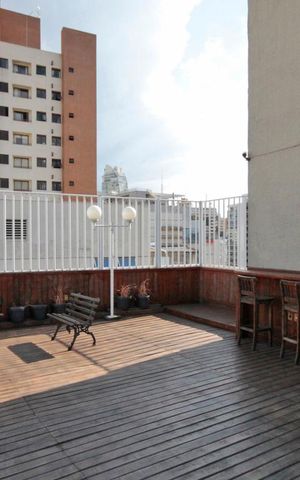 Studio para alugar com 40m², 1 quarto e sem vagaTerraço