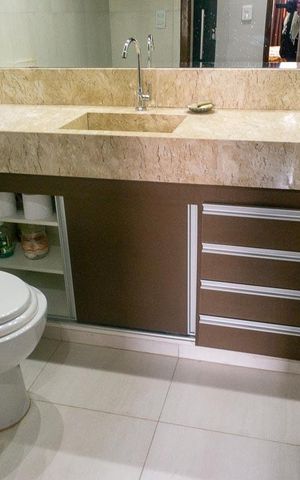 Apartamento para alugar com 86m², 3 quartos e sem vaga Apartamento para alugar com 86m², 3 quartos e sem vagaBanheiro