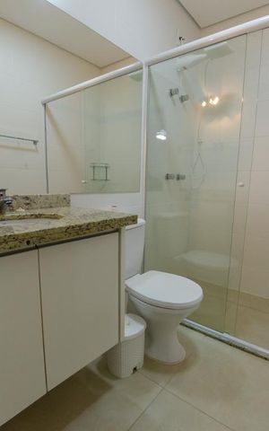 Apartamento para alugar com 80m², 1 quarto e 1 vaga Apartamento para alugar com 80m², 1 quarto e 1 vagaBanheiro da suíte