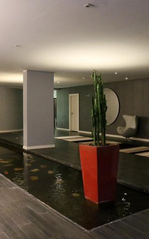 Apartamento à venda com 90m², 1 quarto e 2 vagasHall social