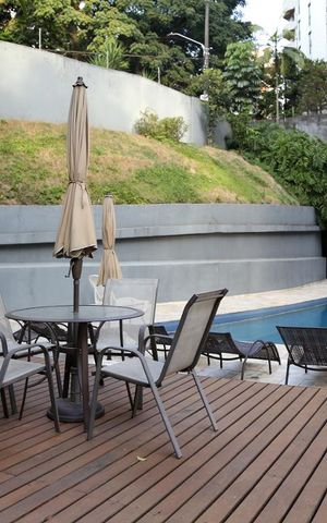 Apartamento à venda com 90m², 1 quarto e 2 vagasÁrea comum - Piscina