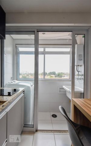 Studio para alugar com 35m², 1 quarto e 1 vagaLavanderia
