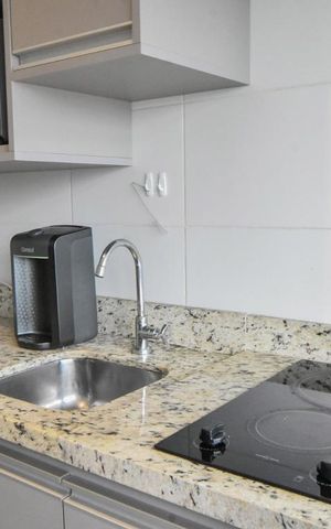 Studio para alugar com 35m², 1 quarto e 1 vagaCozinha